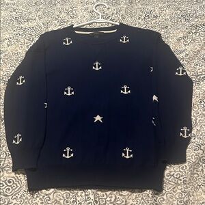 Nautical Merino Wool Sweater